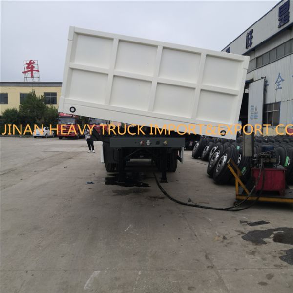 3 4 Axle Side Wall Fence Cargo Semi Trailer 40T 60T Hydraulic Side Tipper