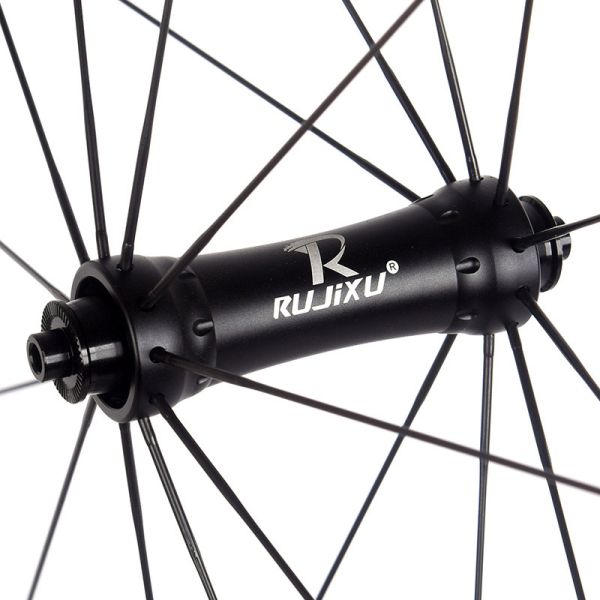 700c Carbon Fiber Road Bike Bicycle Wheelset 60T Ratchet Hub V Brake System Lightweight and for Road Bicycles 50mm 1290g