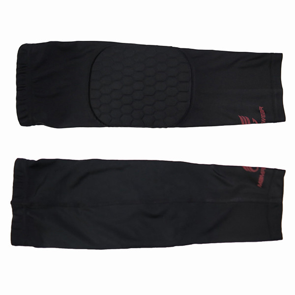 Black Color Compression Sports Clothing Cool Padded Compression Leg Warmers