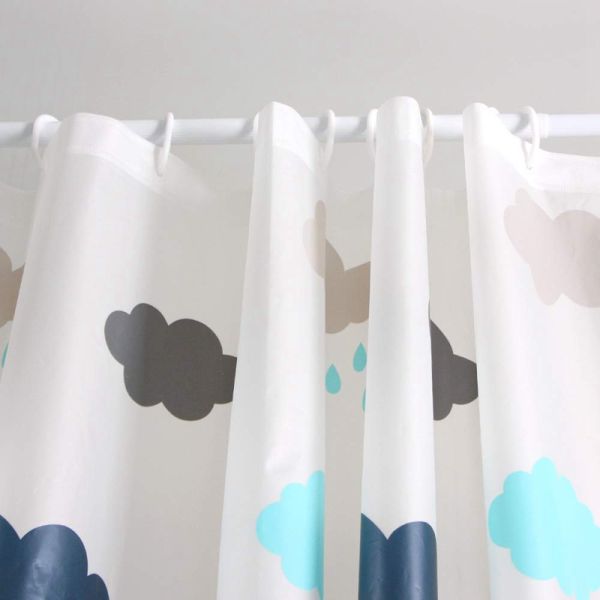 Wonderland Walmart bathroom 70 x 72 inches Disposable shower curtains With Hooks