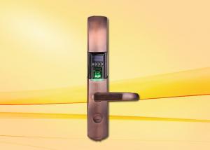 China Outdoor Fingerprint Door Lock , biometric security locks with USB Flash disk on sale