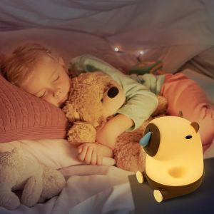 Cute Snottybara Table Lamp Animal Rechargeable Creative Cartoon Capybara