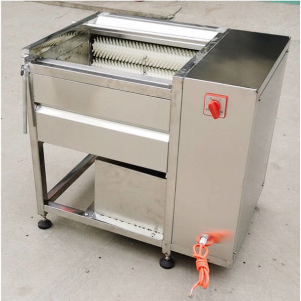 Vegetables And Fruits Automatic Industrial Potato Ginger Lotus Root Papaya Sweet Potato Washing And Peeling Machine