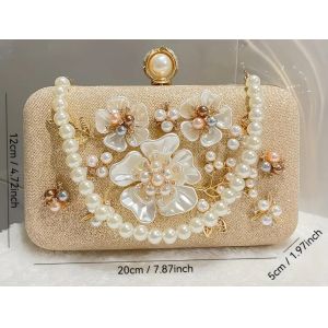 Quality Elegant Evening Handbag with No Printing Polyester Lining Elegant Style for sale