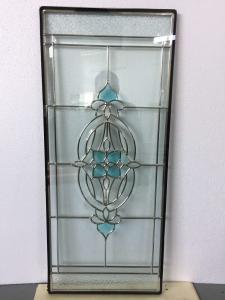Quality Decorative Flower Diamond Leaded Double  Triple Glazed Units Glass For Windows IGCC for sale