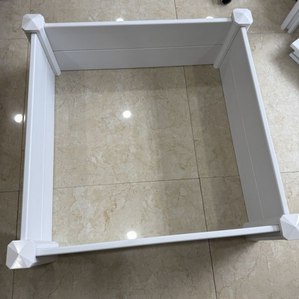 Weather Resistant Classic PVC Planter Box Elegant Appearance