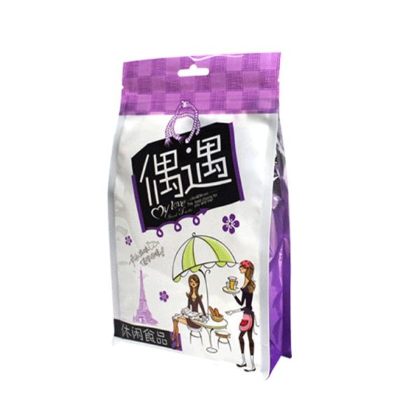 Custom Printing PET Food Zipper Bag &Food Packaging Bag with Side Gusset