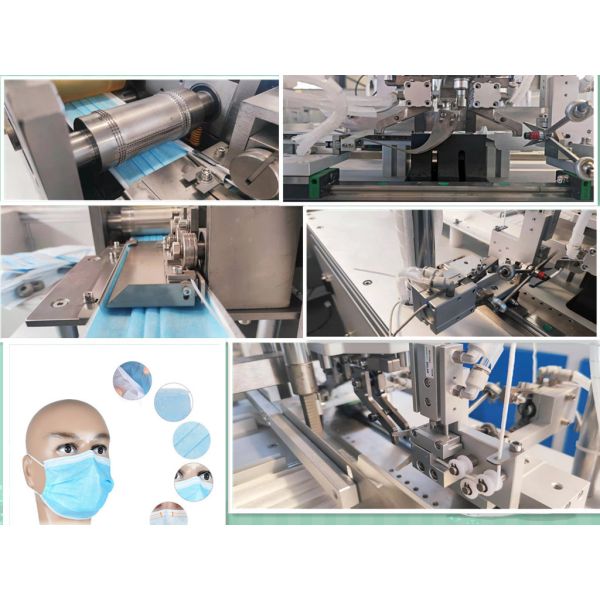 Anti Dust H1530mm Disposable Non Woven Face Mask Making Machine