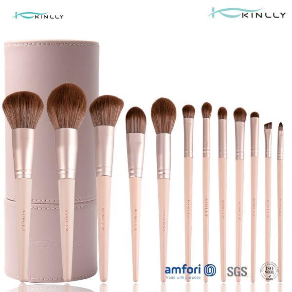12pcs Travel Makeup Brush Set