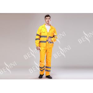 Lightweight Construction High Visibility Clothing , Reflective Safety Apparel