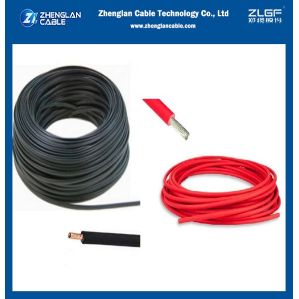 4mm 6mm 0.6/1KV Solar Cable With Copper Conductor XLPO Insulation LSZH Sheath