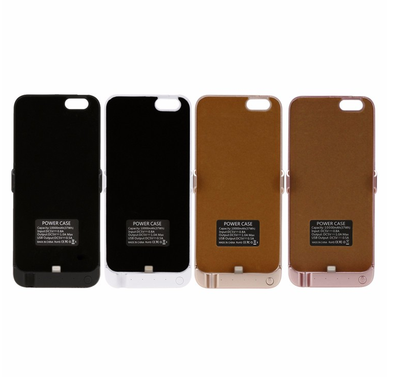 Wireless 8000mAh Back Clip Battery Charger Power Bank For iPhone 6 6s 6plus