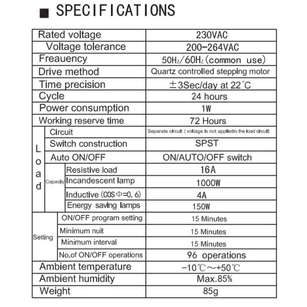 SUL180A 1800001 AC24-380 Mechanical Timer SUL160A Timer switch SUL180