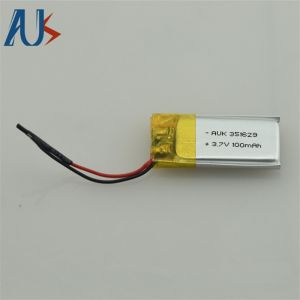 Quality Small Rechargeable LiPo Battery 3.7V 100mAh 401230 351629 1S1P for sale