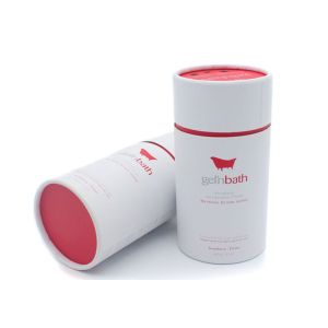 Customized Paper Tube Packaging , Food Grade Cylinder Cardboard Box