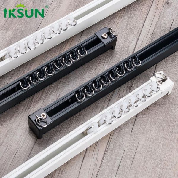 Smooth 0.8mm Aluminium Curtain Track Extendable Ceiling Installation