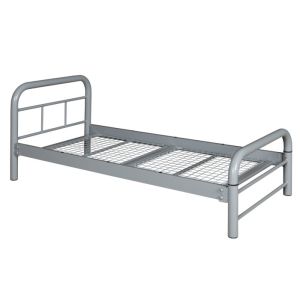 Quality Powder Coating Surface L1900*W900 Metal Single Bed for sale