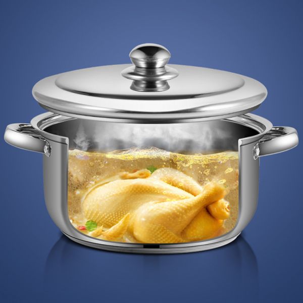 Stainless Steel Cookware Set 10 Piece Kitchen Ware Cooking Pot Set