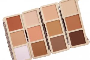 China OEM Warm Color Makeup Matte Contour Powder , 3 Color Eyeshadow Palette on sale