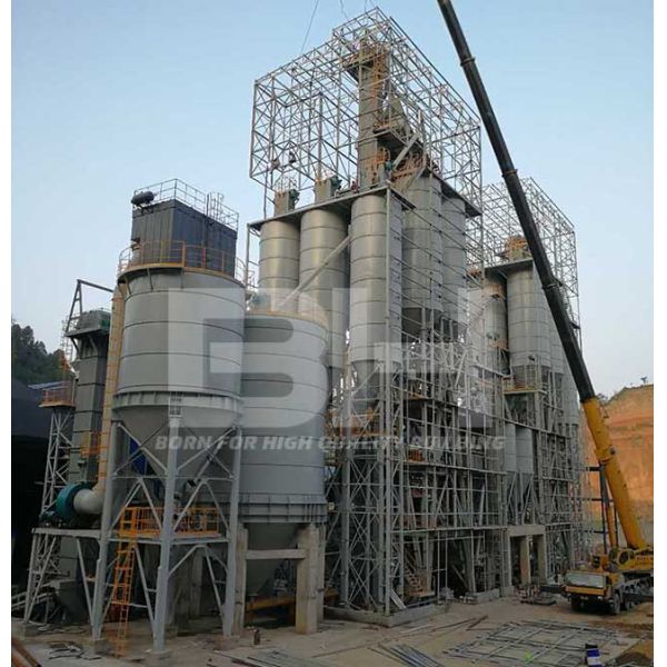 Non Shrink Grout Mortar Production Line , Station Type Dry Mortar Plant