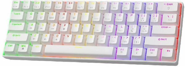 Compact 68-Key Mechanical Keyboard with Customizable RGB Backlight, Hot