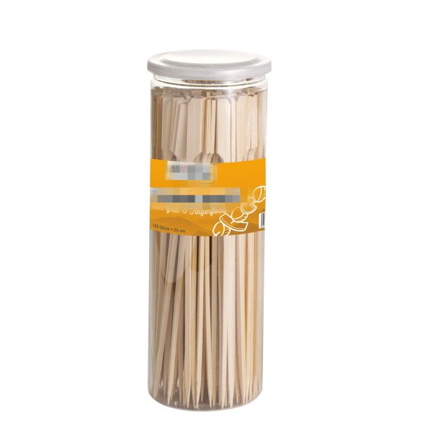 15cm Bamboo Paddle Picks Skewers for BBQ 100packs