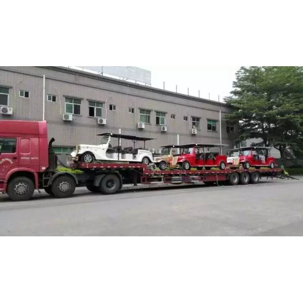 Multi Passenger Spacious Electric Shuttle Bus Suits For Tourist Attractions 14 Seats