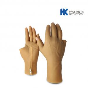 Quality Customized Cosmetic Zipper Prosthetic Gloves Silicone for sale