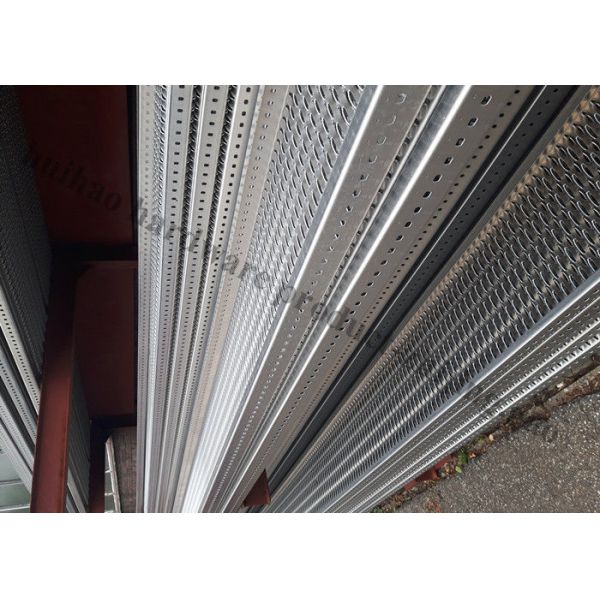 Galvanized Steel Architectural Metal Mesh Screen For Grtp Strut Grating