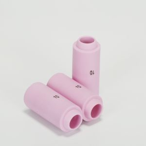 Quality Pink 10N 95%Alumina Ceramic Welding Nozzle for sale