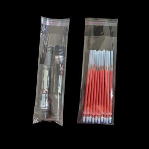 Width 6cm 12 Lengths Transparent Cellophane Clear Polybag OPP Plastic Self