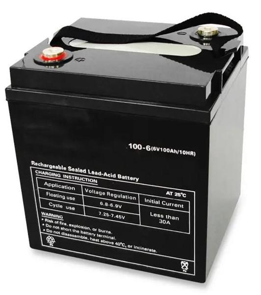 Buy M8 Gel Lead Acid Batteries 6v 100ah Deep Cycle Battery For Wheel Chair / Golf Cart at wholesale prices
