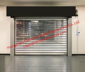 Quality High Speed Full-View Metal Door With Polycarbonate Panels High Speed Aluminum Doors for sale