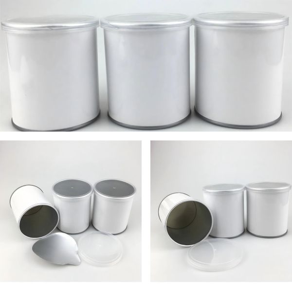 Customized paper can packaging food grade potato chips/biscuits paper can aluminum foil packaging