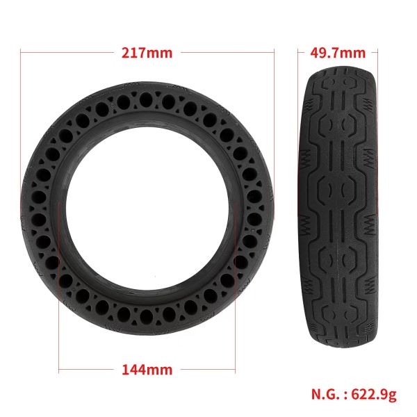 Wholesale 8.5 Inch Colorful Rubber Honeycomb Solid Tire for Xiaomi M365 Electric Scooter and Kick Scooters
