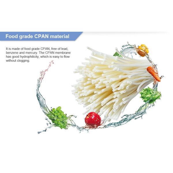 Wall Mounted Ultrafiltration Mineral Water Purifier Machine Without Electricity