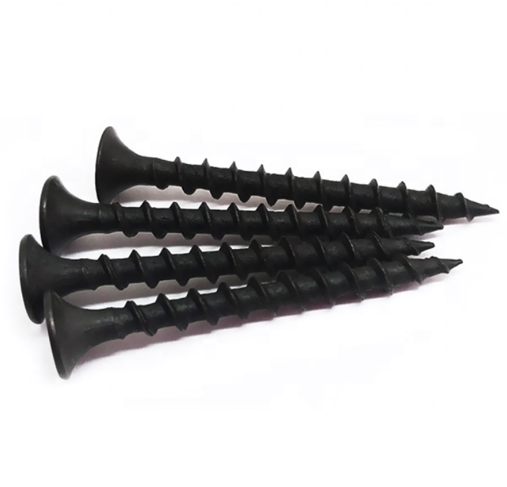 Fine Coarse Thread Gypsum Board Tornillos Drywall Screw Black Phosphate Bugle Head