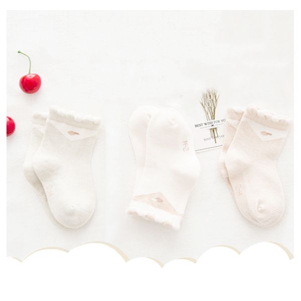 Millidoll Original colour cotton Antibacterial babies sock foot wear 0-2years nunu style