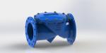 Automatic Rubber Flapper Swing Flex Check Valve Nylon Reinforcement Disc