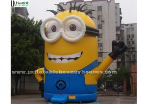 Quality Despicable Me Pop Minion Inflatable Bouncer Outdoor Bounce House With Digital Printing for sale