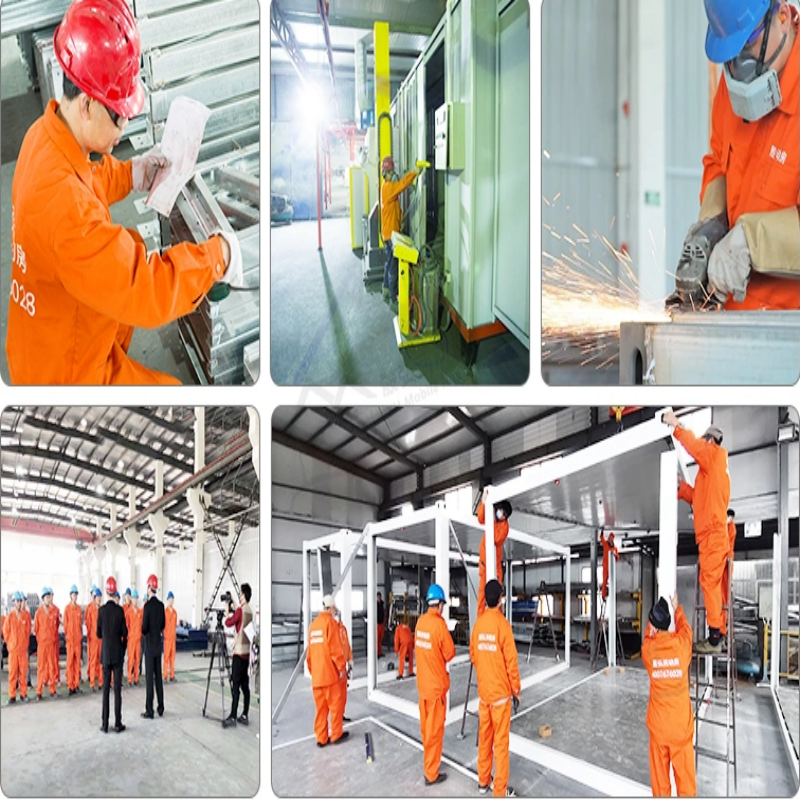 Steel Fabricated Home Building 20ft 40ft Prefabricated Expandable Shipping Container House