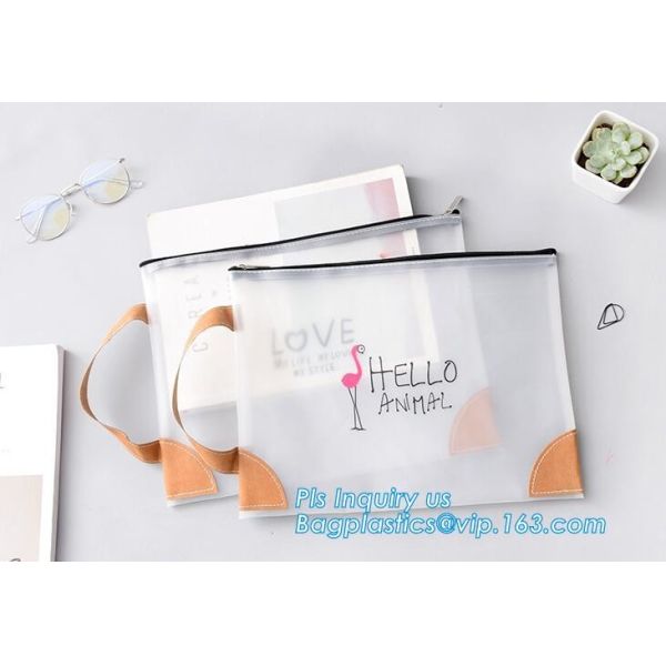 Clear vinyl Drawstring Bag, plastic custom printed pencil case, silicone DIY pencil case for gift, polyester rubber plas