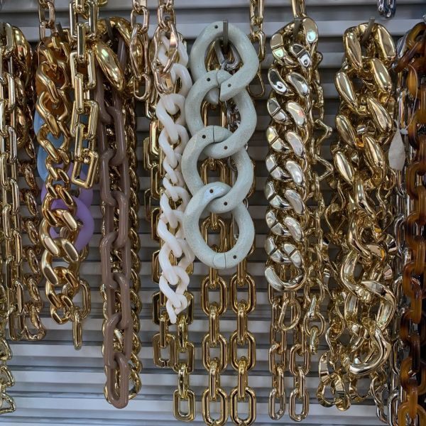 Peal Chain Tassel Fringe Spike Pendant Hangings Ornaments Decoration Resin Plastic Metal