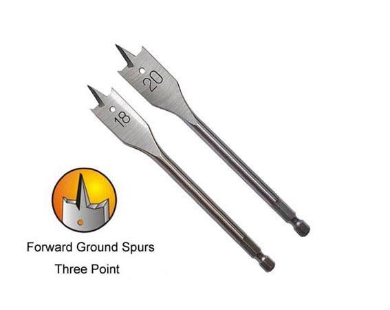 Buy Spade Tip Drill Bit For Wood Drilling Holes , Hex Shank Spade Bit at wholesale prices