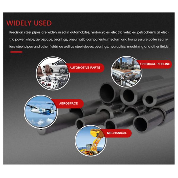 Hydraulic Pipe Cold Rolled Carbon Welded Tubes for Oil Pipeline Transportation