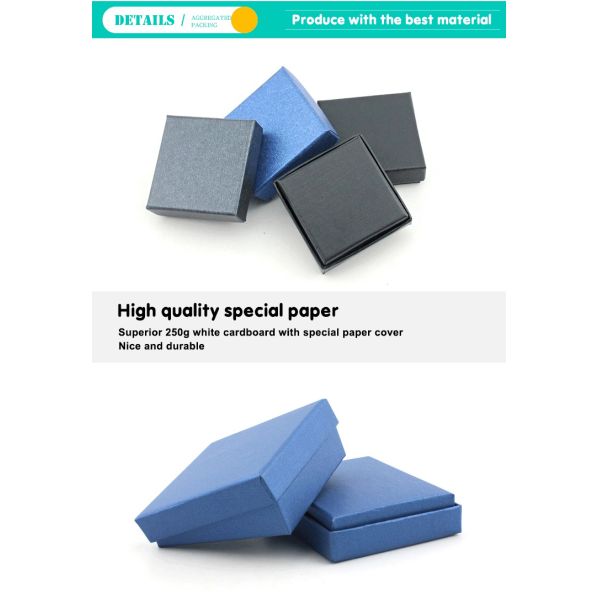 OEM Watch Earring Packaging Cardboard Bracelet Box Custom Paper Jewelry Boxes
