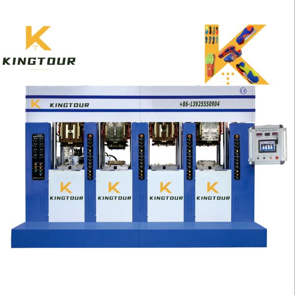 Automatic Shoe Sole Making Machine 8 Station / 10 Station TPR Sole Moulding Machine