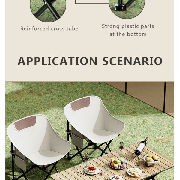 Moon Chair in garden setting