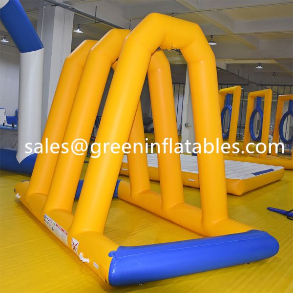 Customized Outdoor Large Morbile Design Floating Slide Pool Waterslides Toys Inflatable Used Water Park Equipment