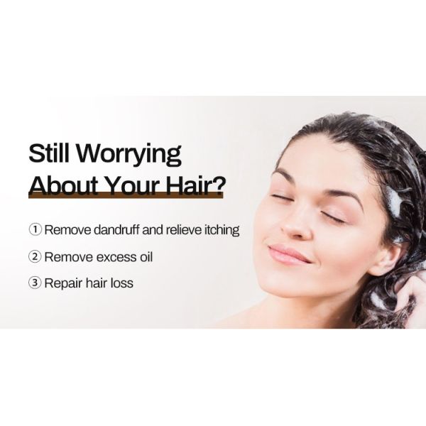 Unisex 300ml Anti Hair Loss Shampoo Pure Natural Hair Building Fibers